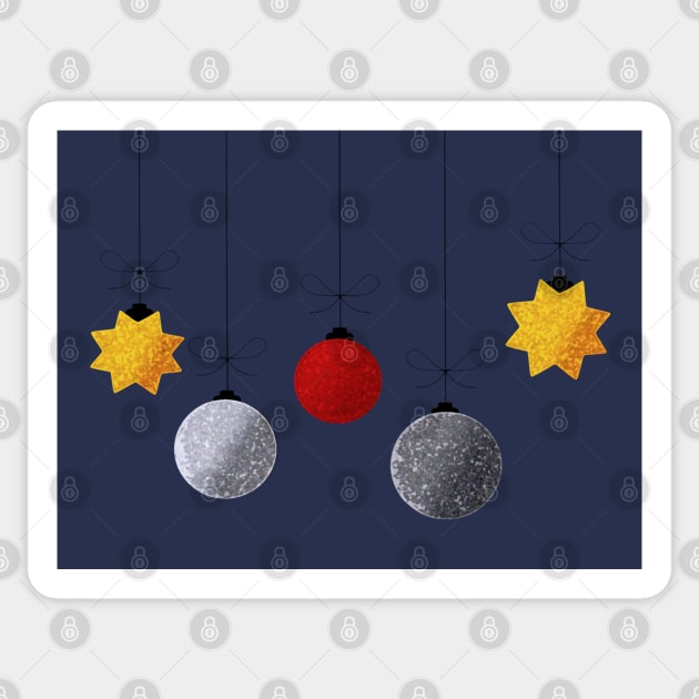 Christmas Ornaments Sticker by SandraKC